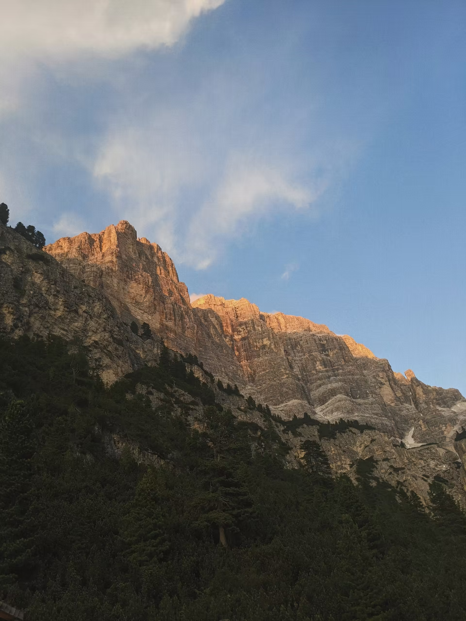 San Cassiano, Alta Badia - panoramic mountain village view